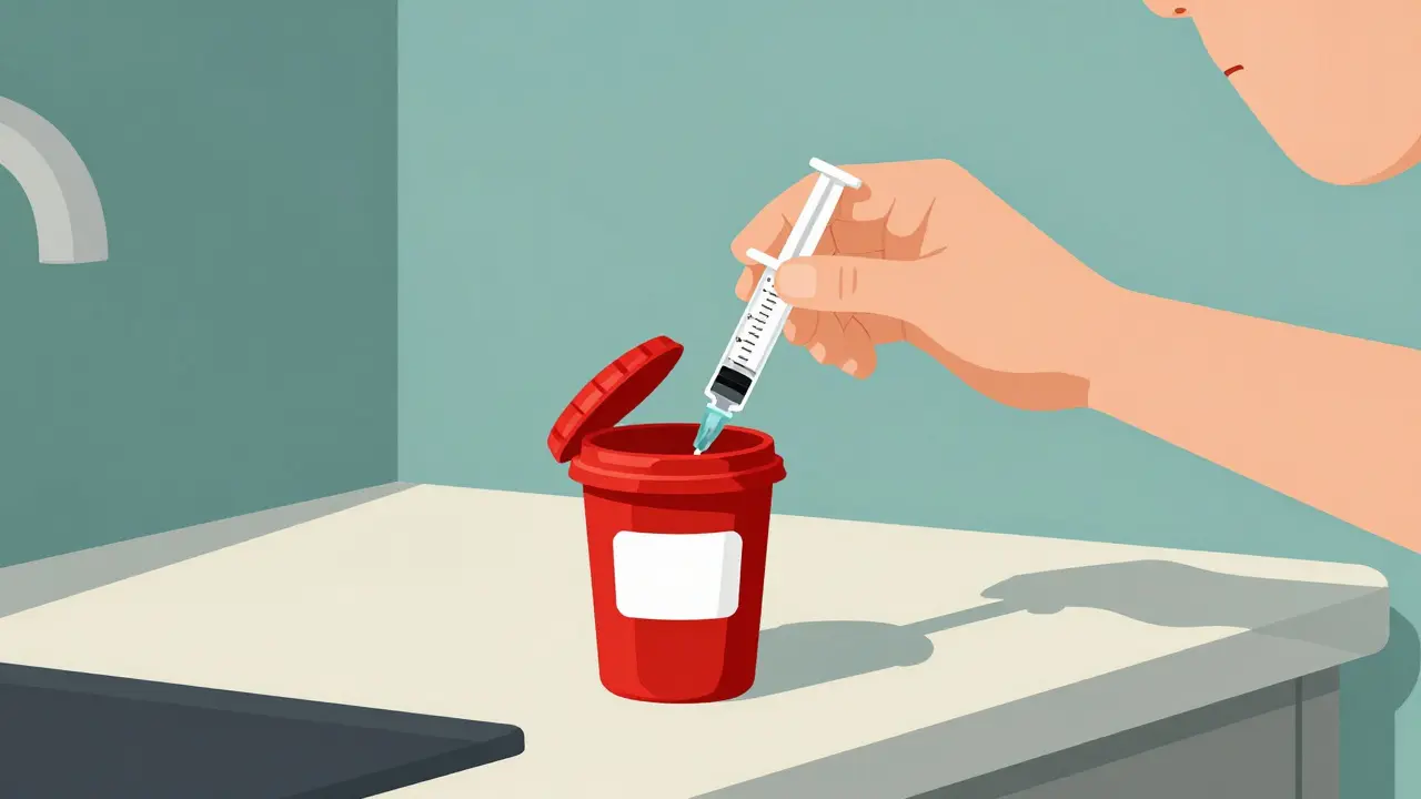 How to Properly Dispose of Sharps and Needles from Injected Medications