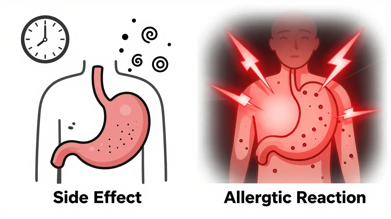 Difference Between Medication Side Effects and Allergic Drug Reactions