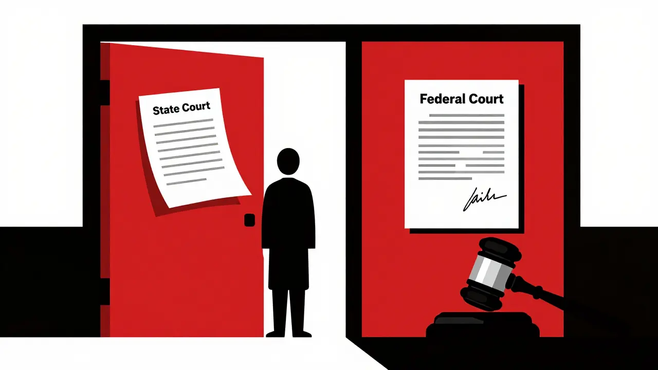 State vs Federal Law: Conflicts in Substitution Rules for Legal Counsel