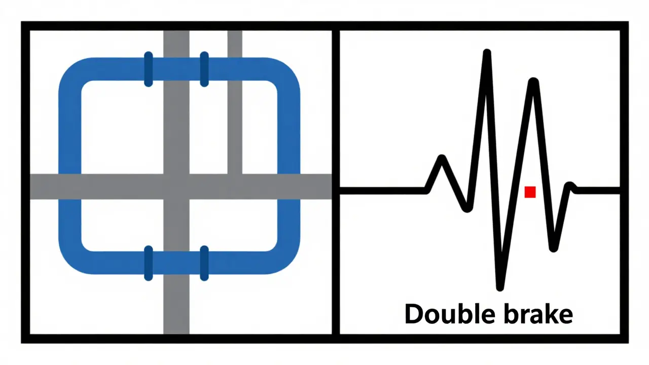 Comparison of blood vessel relaxation and heart rate slowing in Bauhaus style.