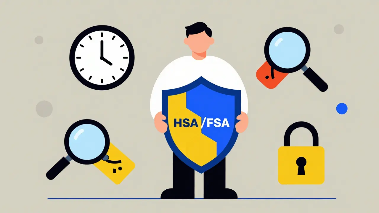 Abstract illustration of health savings and discount strategies