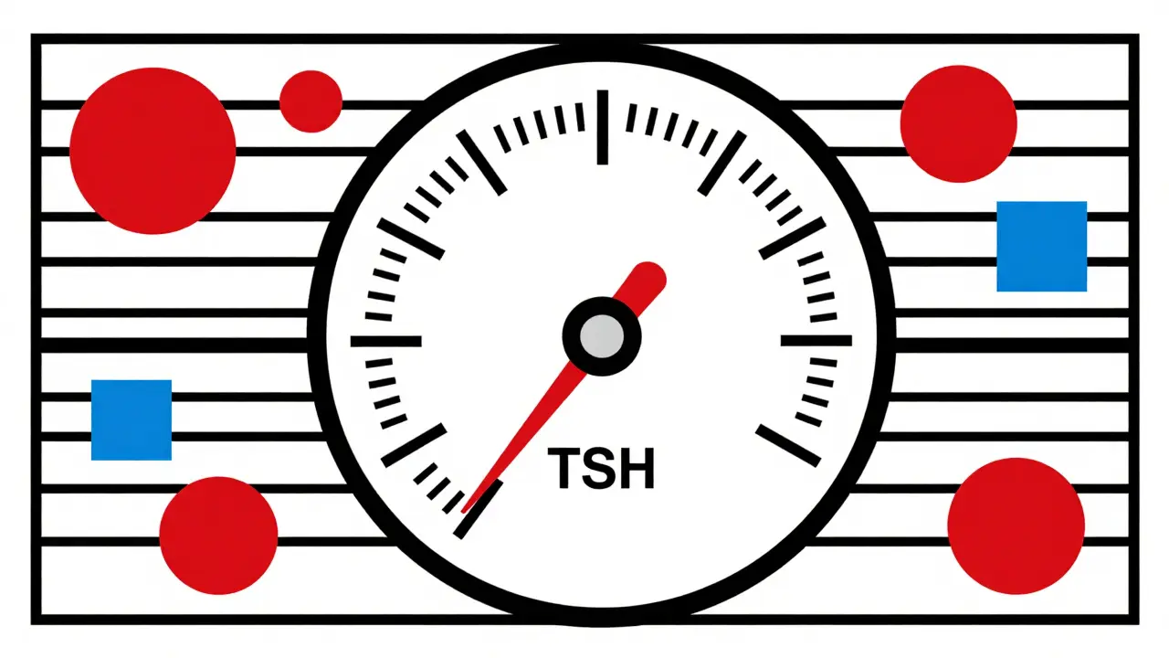 Stylized Bauhaus gauge illustrating precise medical monitoring and balance.