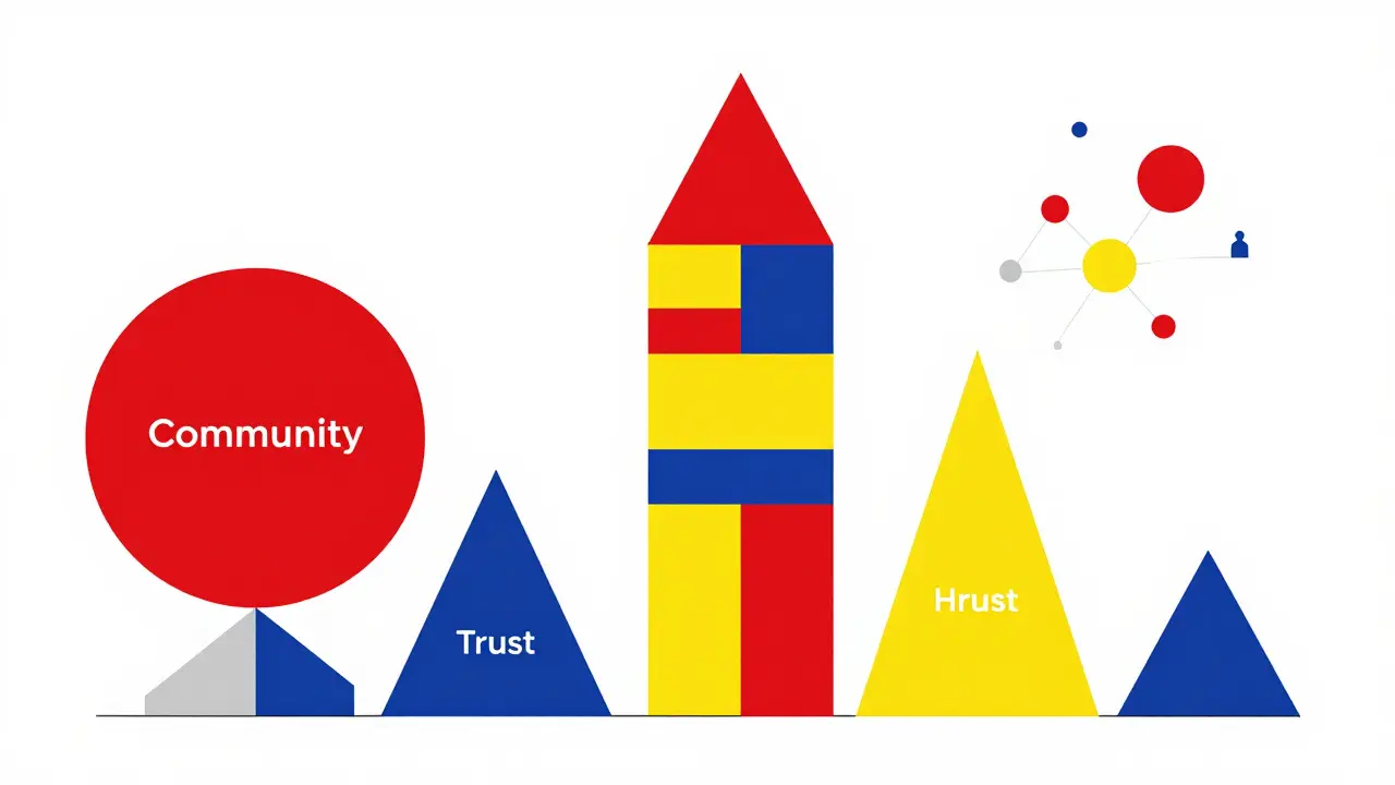 Geometric tower illustrating cultural dimensions framework